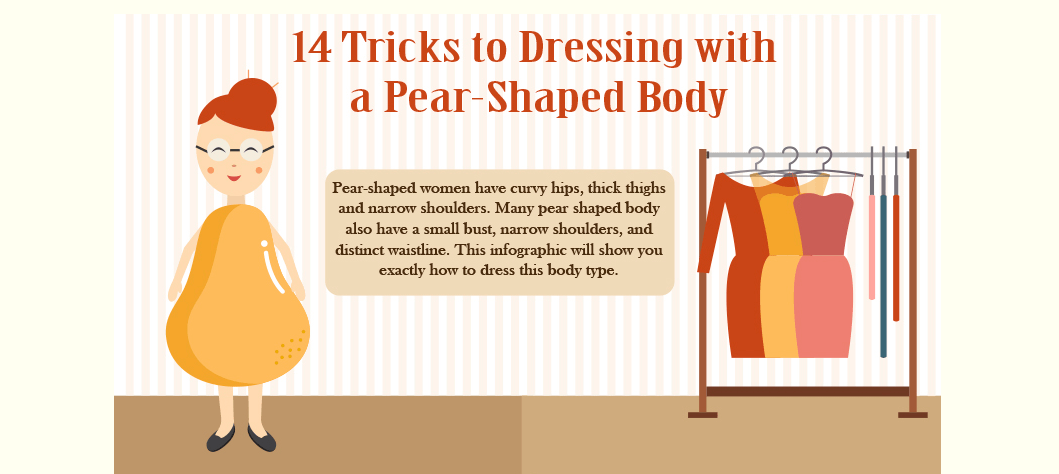 14 Tricks to Dressing with a Pear-Shaped Body | Image