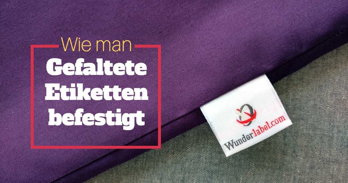 Anleitung: Gefaltete Etiketten befestigen | Image
