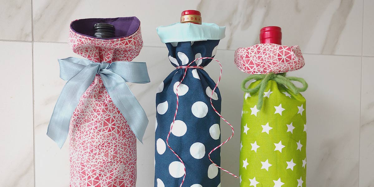 How to Make an Easy Wine Bottle Gift Bag | Image