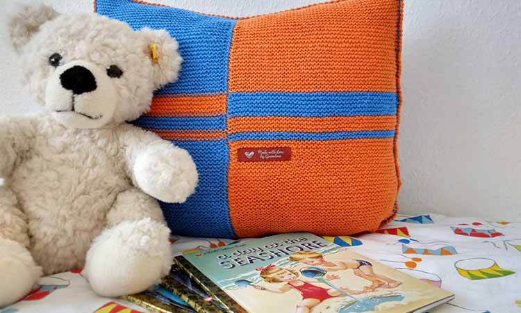 DIY knitting tutorial: How to knit a cushion cover | Image