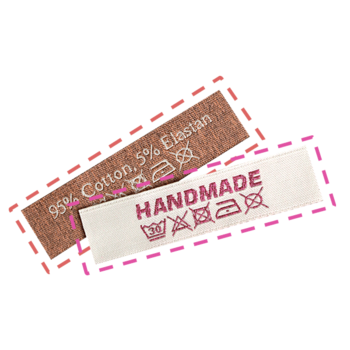 Namensetiketten Zum Aufbügeln 4 Rollen - Personalisierbar Für Kleidung